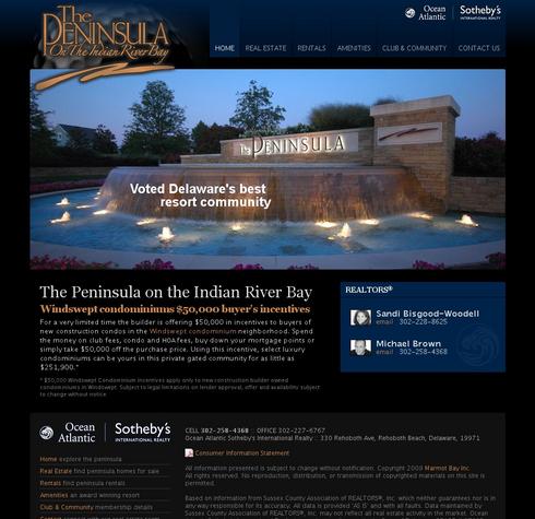 20090101-The Peninsula on the Indian River Bay - A private gated golf community